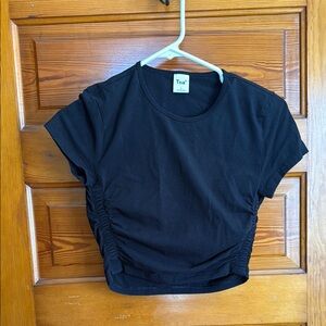 Tna Black Ruched Women's Top